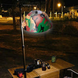 Maxbell Round Camping Lampshade Equipment Light Cover Office Desk Decoration Green