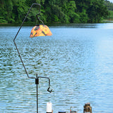 Maxbell Round Camping Lampshade Equipment Light Cover Office Desk Decoration Orange