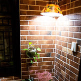 Maxbell Round Camping Lampshade Equipment Light Cover Office Desk Decoration Orange