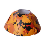 Maxbell Round Camping Lampshade Equipment Light Cover Office Desk Decoration Orange