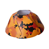 Maxbell Round Camping Lampshade Equipment Light Cover Office Desk Decoration Orange