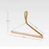 Maxbell Outdoor Wooden Folding Hanger Portable Foldable for Camping Travel Home Yellow