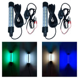 Maxbell 108 LED Submersible Light Fish Underwater Crappie Lure Night Fishing Finder White Green Light