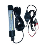 Maxbell 108 LED Submersible Light Fish Underwater Crappie Lure Night Fishing Finder Warm White Blue