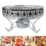 Maxbell Alcohol Stove Alcohol Burner Solid Fuel Wax Stove for Restaurant BBQ Picnic 26cm