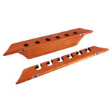 Maxbell Fishing Rod Wall Rack Horizontal Mount 6 Slots for Garage Boat Vehicle