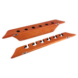 Maxbell Fishing Rod Wall Rack Horizontal Mount 6 Slots for Garage Boat Vehicle