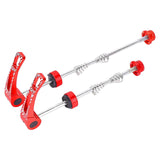 Maxbell MTB Road Bike Quick Release Skewers Lever Set Bicycle Wheel Hub Skewers Red