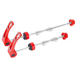 Maxbell MTB Road Bike Quick Release Skewers Lever Set Bicycle Wheel Hub Skewers Red