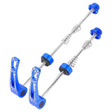 Maxbell MTB Road Bike Quick Release Skewers Lever Set Bicycle Wheel Hub Skewers Blue