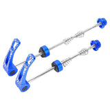 Maxbell MTB Road Bike Quick Release Skewers Lever Set Bicycle Wheel Hub Skewers Blue