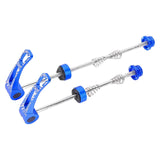 Maxbell MTB Road Bike Quick Release Skewers Lever Set Bicycle Wheel Hub Skewers Blue