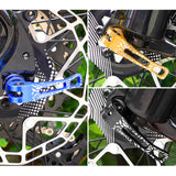 Maxbell MTB Road Bike Quick Release Skewers Lever Set Bicycle Wheel Hub Skewers Blue