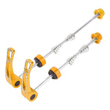 Maxbell MTB Road Bike Quick Release Skewers Lever Set Bicycle Wheel Hub Skewers Golden