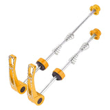 Maxbell MTB Road Bike Quick Release Skewers Lever Set Bicycle Wheel Hub Skewers Golden