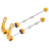 Maxbell MTB Road Bike Quick Release Skewers Lever Set Bicycle Wheel Hub Skewers Golden