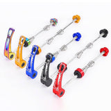 Maxbell MTB Road Bike Quick Release Skewers Lever Set Bicycle Wheel Hub Skewers Golden