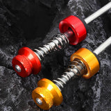 Maxbell MTB Road Bike Quick Release Skewers Lever Set Bicycle Wheel Hub Skewers Golden
