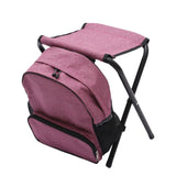 Maxbell Fishing Seat Portable Seat Camping Stool Multifunction for Travel Outdoor Red