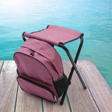 Maxbell Fishing Seat Portable Seat Camping Stool Multifunction for Travel Outdoor Red
