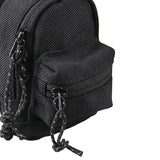 Maxbell Mini Backpack Handbag Organizer Casual Portable Zipper for Outdoor Cycling Black