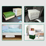 Maxbell Collapsible Car Trunk Organizer Camping Picnic Bag Basket Case Storage Box Green