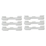 Maxbell 6Pcs Fishing Accessory Light Stick Clip Fluorescent Lightstick Clip Holder 3.0mm-3.6mm