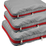 Maxbell 3Pcs Compression Packing Cubes Set Expandable for Travel Gray