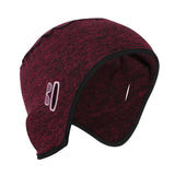 Maxbell Cycling Hat Skull Caps Thermal for Bike Snowmobile Cold Weather Dark Red