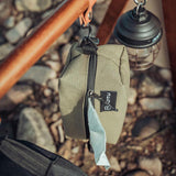 Maxbell Outdoor Camping Tissue Box, Canvas Hanging Tissue Storage Bag for Travel
