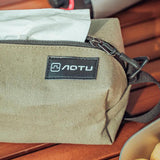 Maxbell Outdoor Camping Tissue Box, Canvas Hanging Tissue Storage Bag for Travel