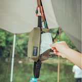 Maxbell Outdoor Camping Tissue Box, Canvas Hanging Tissue Storage Bag for Travel
