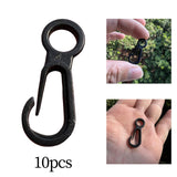 Maxbell 10Pcs Camping Lantern Hanging Hooks Tent Top with Hole for Hiking Fishing