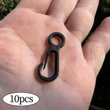 Maxbell 10Pcs Camping Lantern Hanging Hooks Tent Top with Hole for Hiking Fishing