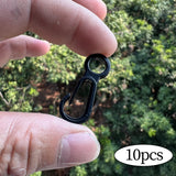 Maxbell 10Pcs Camping Lantern Hanging Hooks Tent Top with Hole for Hiking Fishing