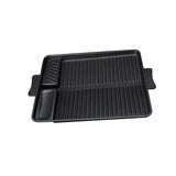 Maxbell Aluminum Alloy Grill Pan Griddle Plate Meat Steak for Cooking Camping