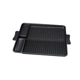 Maxbell Aluminum Alloy Grill Pan Griddle Plate Meat Steak for Cooking Camping