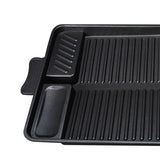 Maxbell Aluminum Alloy Grill Pan Griddle Plate Meat Steak for Cooking Camping