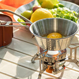 Maxbell 500ml Camping Bowl Outdoor Cookware with Foldable Handle for Hiking Beach