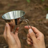 Maxbell 500ml Camping Bowl Outdoor Cookware with Foldable Handle for Hiking Beach