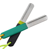Maxbell Fishing Hook Sharpening Tool Keep Your Hooks Sharp Durable for Fishing Box Green