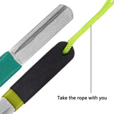 Maxbell Fishing Hook Sharpening Tool Keep Your Hooks Sharp Durable for Fishing Box Green