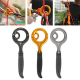 Maxbell 9 Descender Rigging Plate Abseiling Downhill Equipment for Caving Black