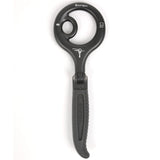 Maxbell 9 Descender Rigging Plate Abseiling Downhill Equipment for Caving Black