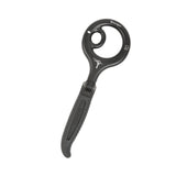 Maxbell 9 Descender Rigging Plate Abseiling Downhill Equipment for Caving Black