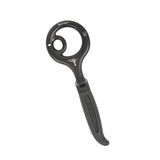 Maxbell 9 Descender Rigging Plate Abseiling Downhill Equipment for Caving Black