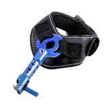Maxbell Rotatable Arrow Caliper Bow Release Aid Wrist Strap Tools Blue