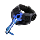 Maxbell Rotatable Arrow Caliper Bow Release Aid Wrist Strap Tools Blue