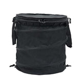 Maxbell Garden Waste Bag Flowers Leaf Basket Bin for Gardening Traveling Camping Black Medium