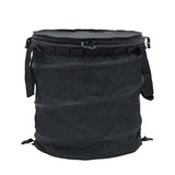 Maxbell Garden Waste Bag Flowers Leaf Basket Bin for Gardening Traveling Camping Black Medium